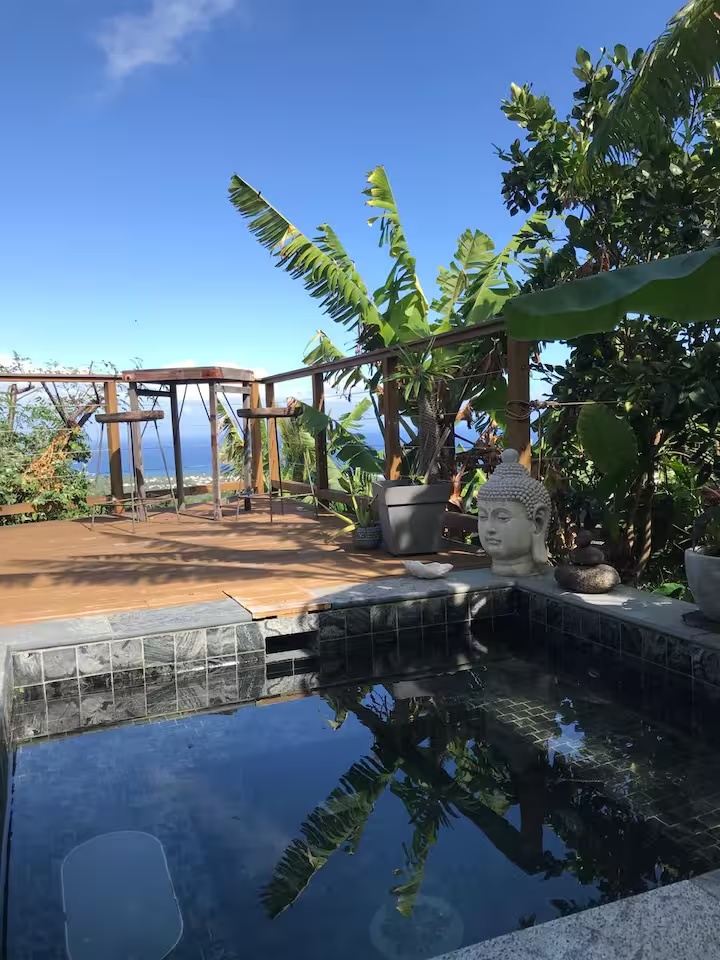 Spa dans le jardin tropical de Parfums de Songes